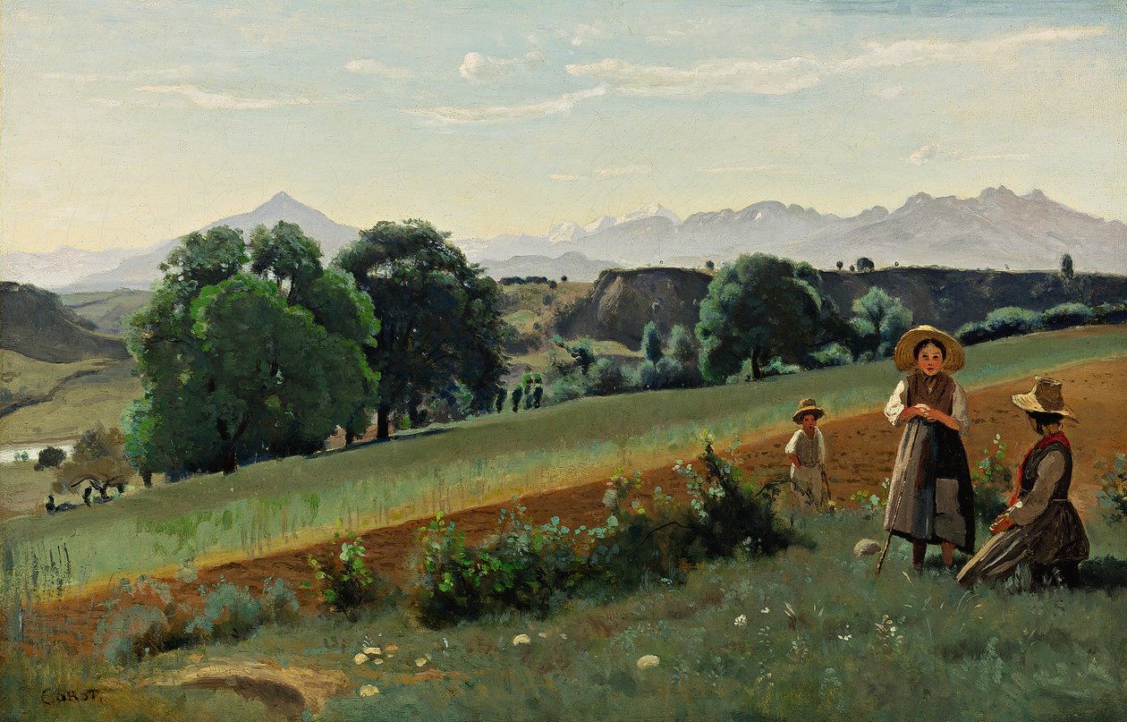 Mornex autorstwa Jean Baptiste Camille Corot