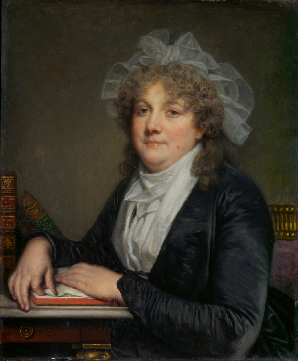 Madame Jean-Baptiste Nicolet, później 1780s autorstwa Jean Baptiste Greuze
