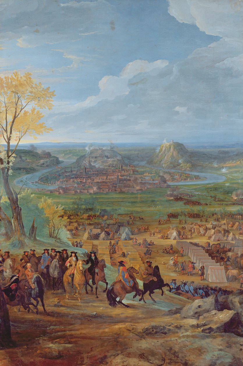 Oblężenie Besancon w 1674 przez armię Ludwika XIV autorstwa Jean Baptiste Martin