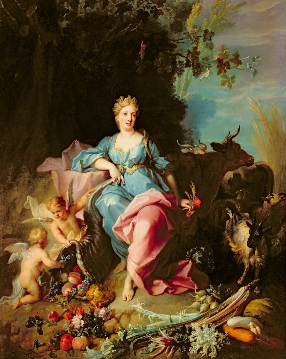 Obfitość, 1719 autorstwa Jean Baptiste Oudry