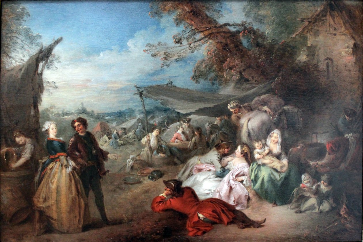 Reszta wojsk (pokój) autorstwa Jean Baptiste Pater