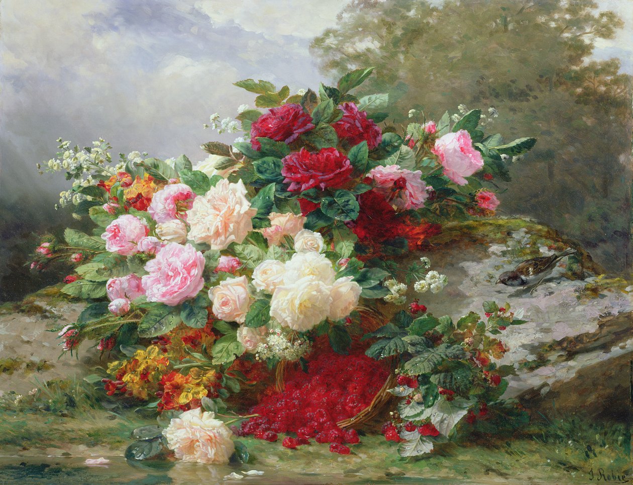 Jesienne kwiaty autorstwa Jean Baptiste Robie