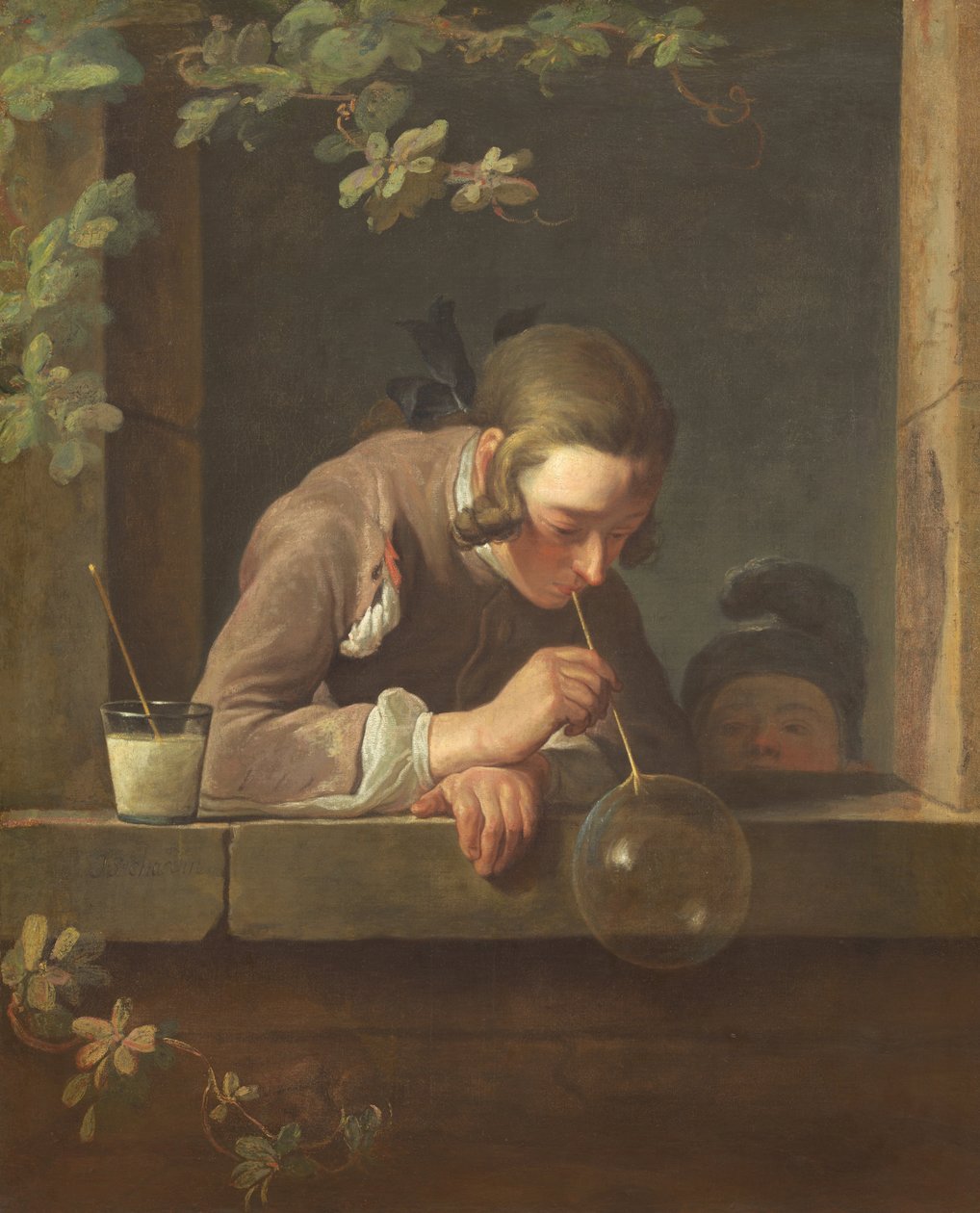 Bańki mydlane autorstwa Jean Baptiste Simeon Chardin