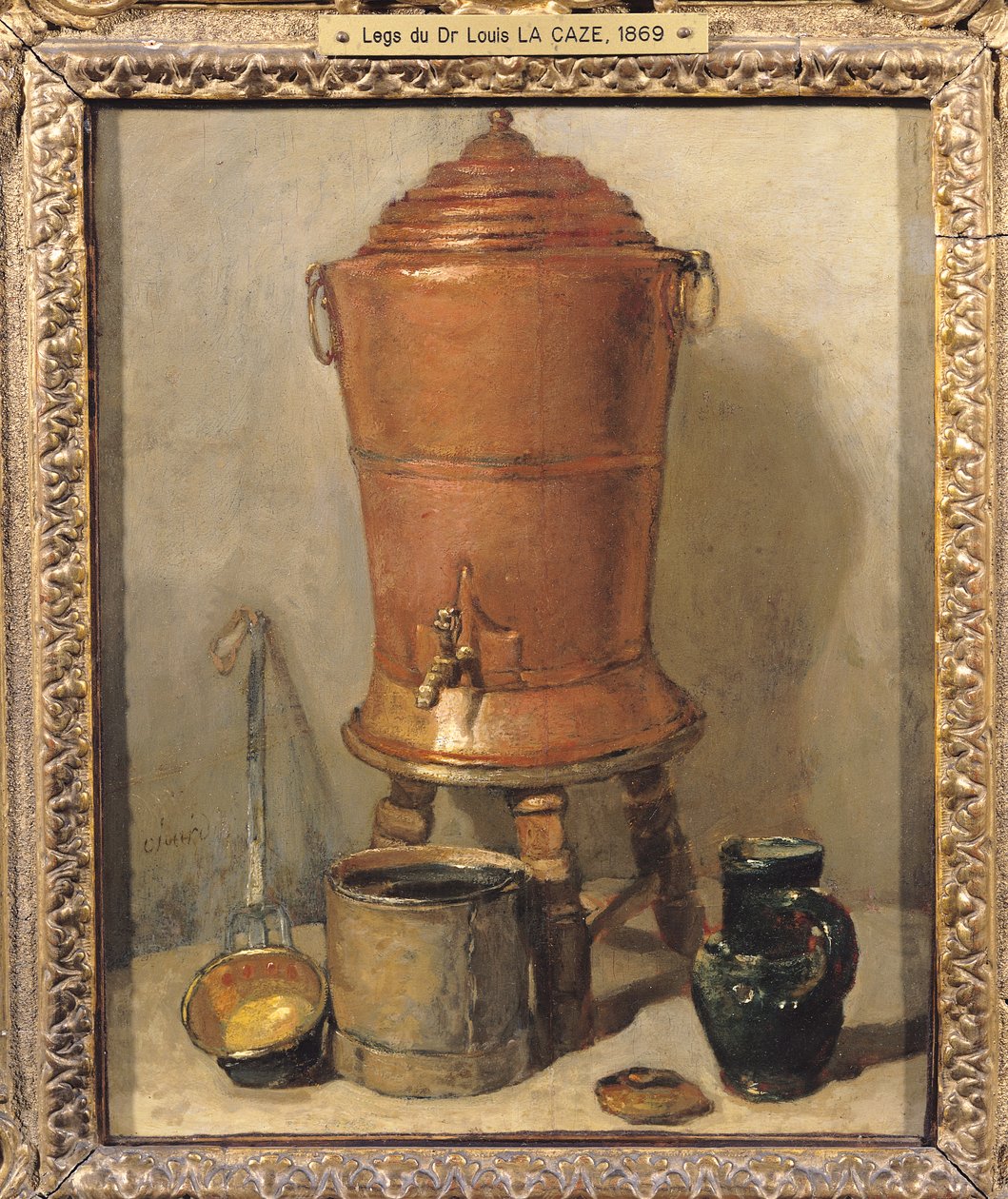 د مسو څښلو چشمه، c.1733-34 پولی autorstwa Jean Baptiste Simeon Chardin