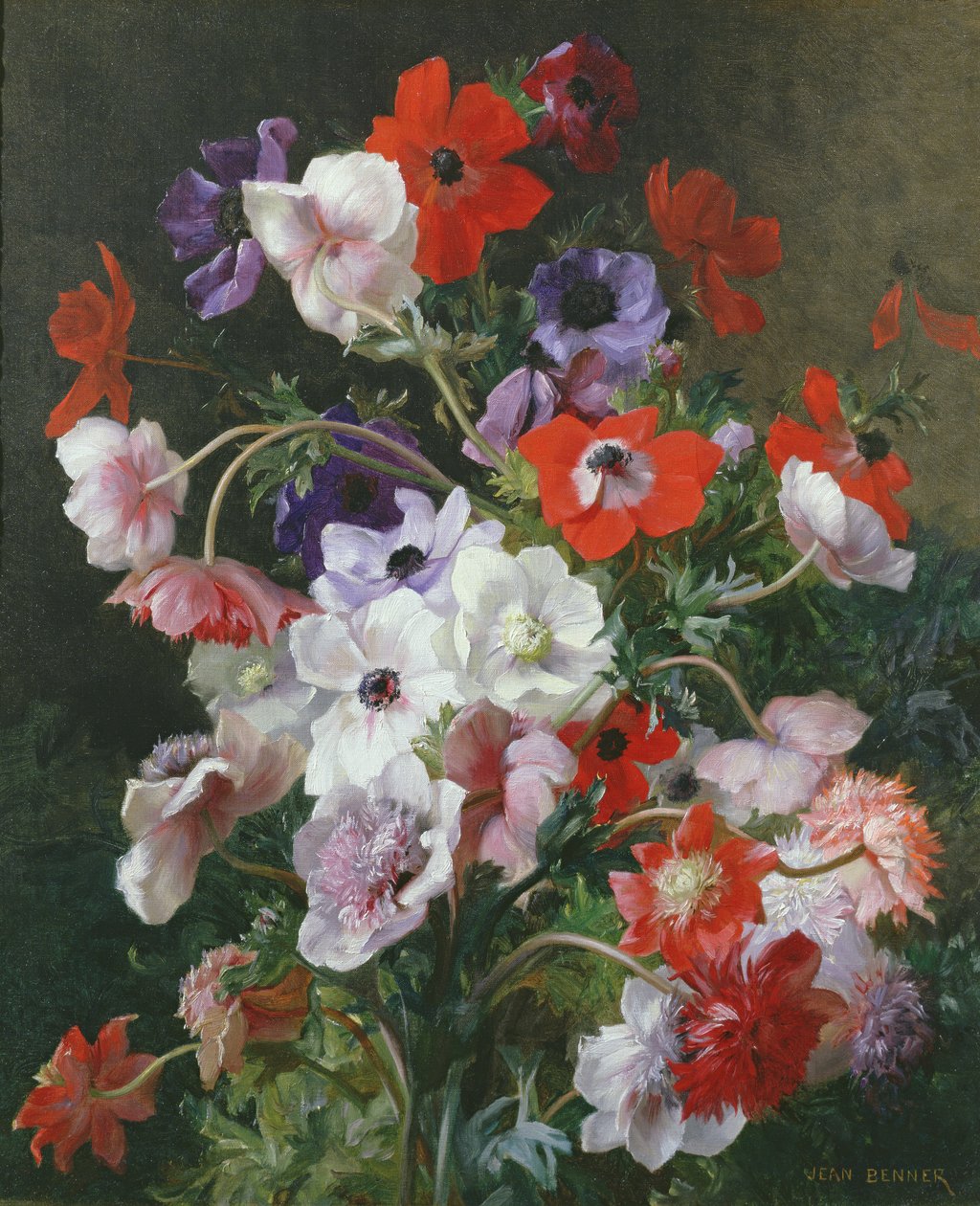 Martwa natura z kwiatami autorstwa Jean Benner