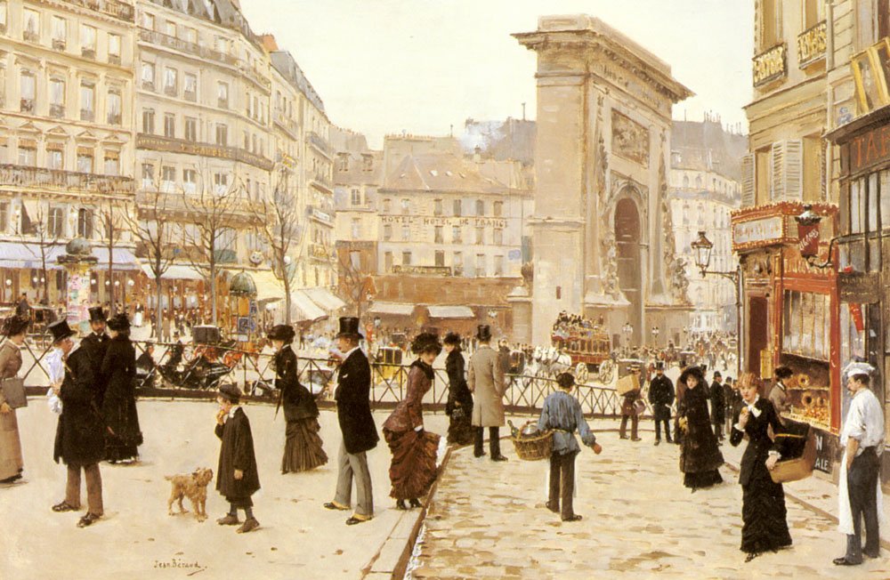 Boulevard St. Denis, Paryż autorstwa Jean Beraud