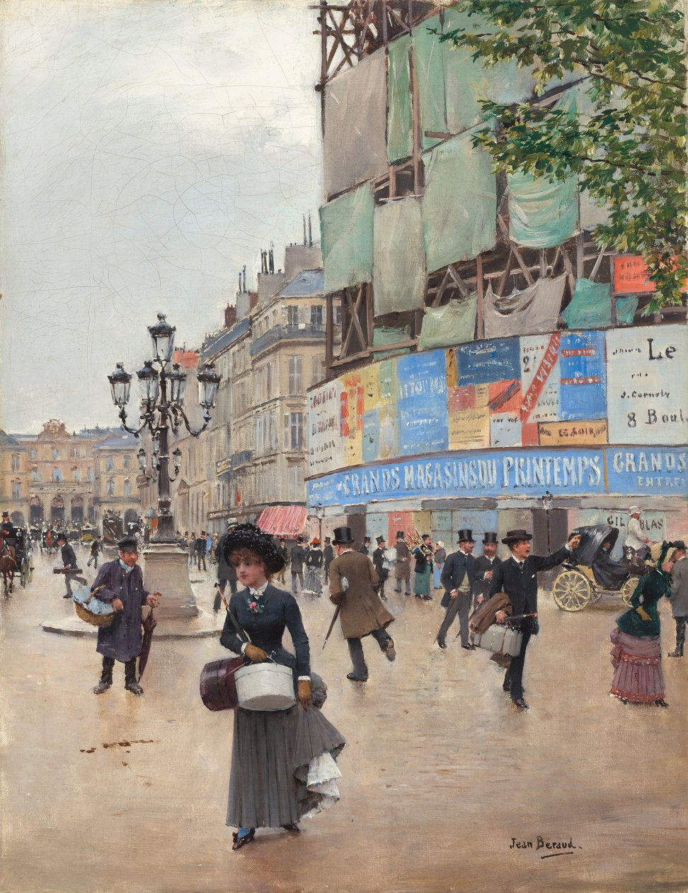 Paryż, rue du Havre autorstwa Jean Beraud