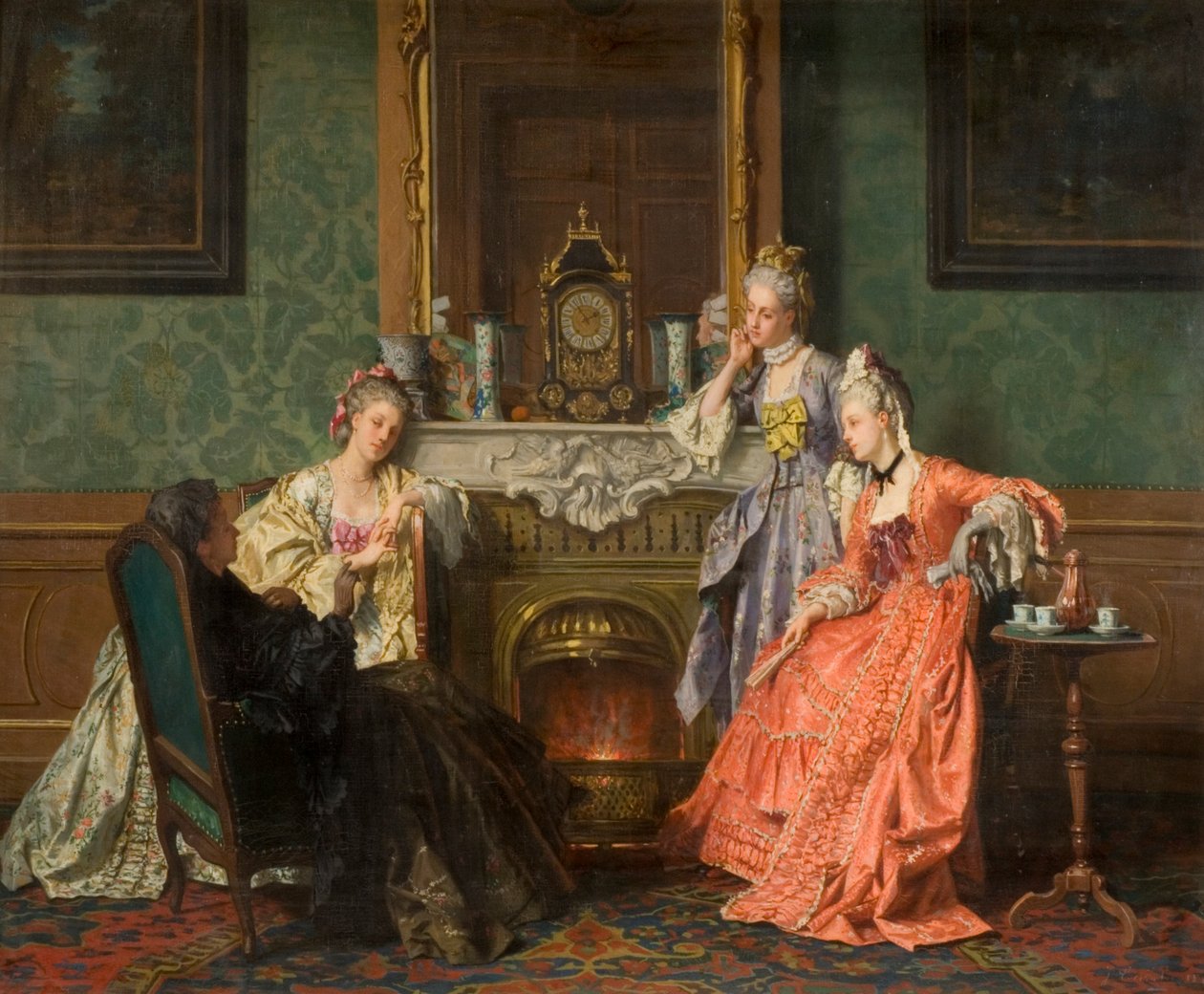 Podwieczorek, 1879 autorstwa Jean Carolus