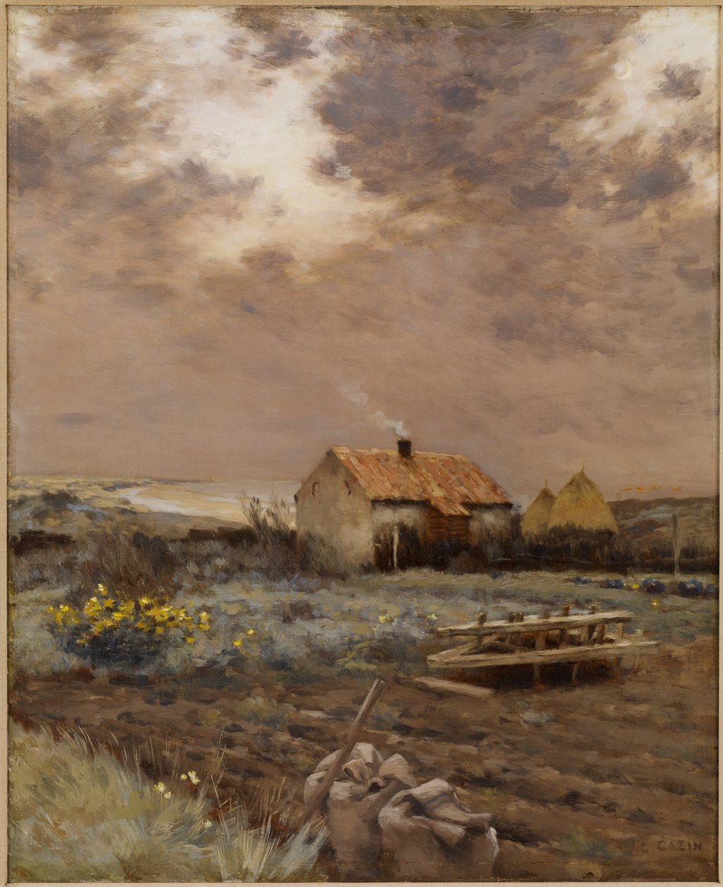 Krajobraz, ok.1880 autorstwa Jean Charles Cazin
