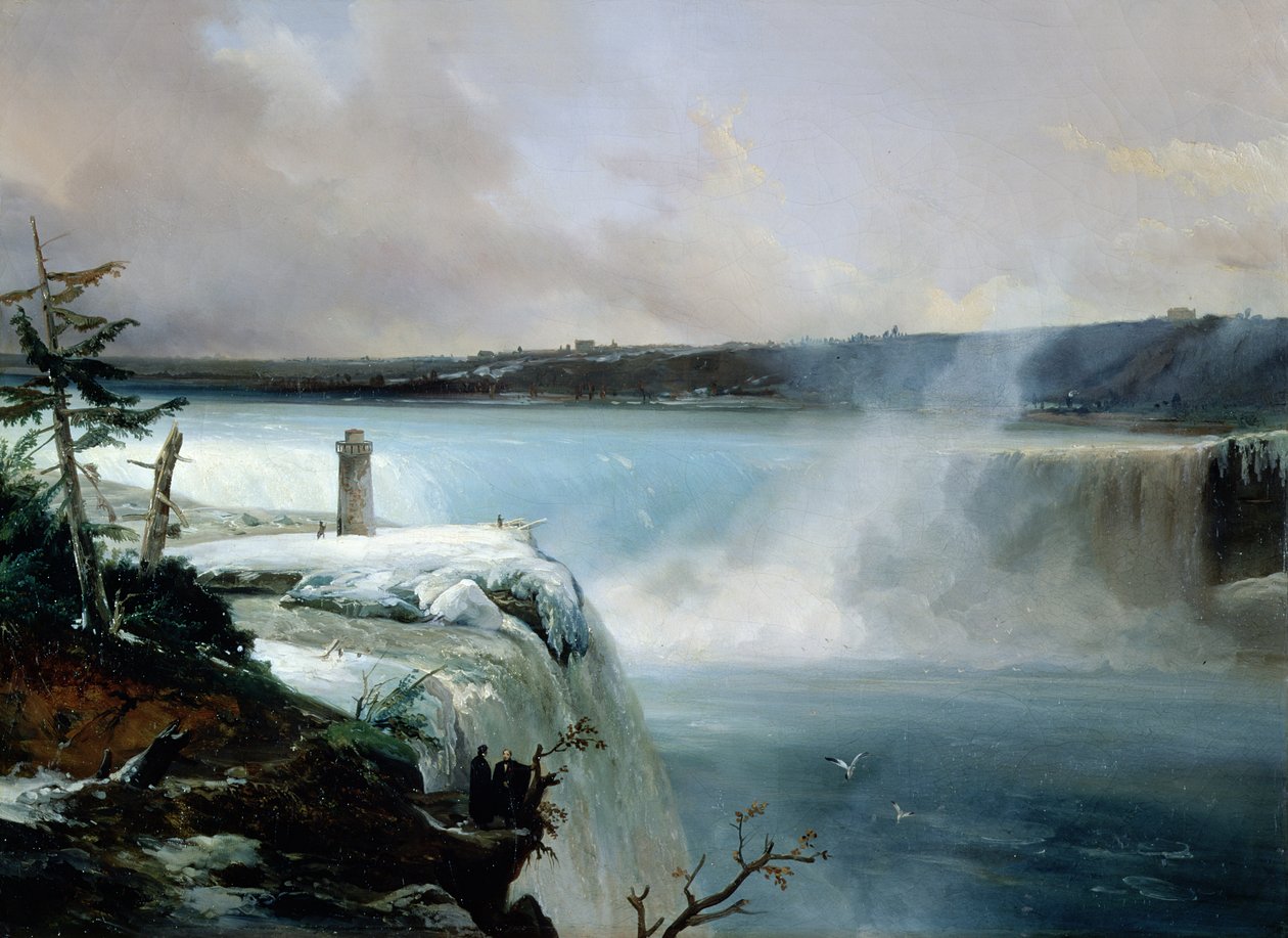 Wodospad Niagara, ok.1837-40 autorstwa Jean Charles Joseph Rémond