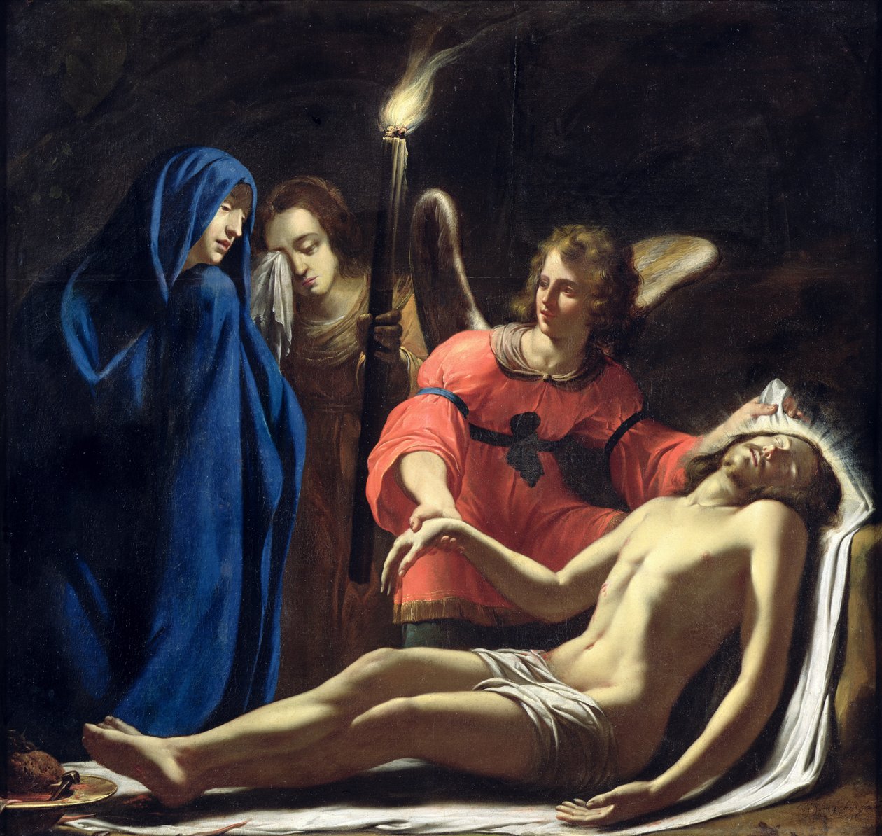 Opłakiwanie Chrystusa, 1636 autorstwa Jean Daret