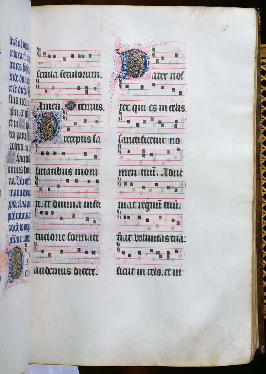 Ms 412 Strona z Mszału de Paris, c.1475 autorstwa Jean Fouquet