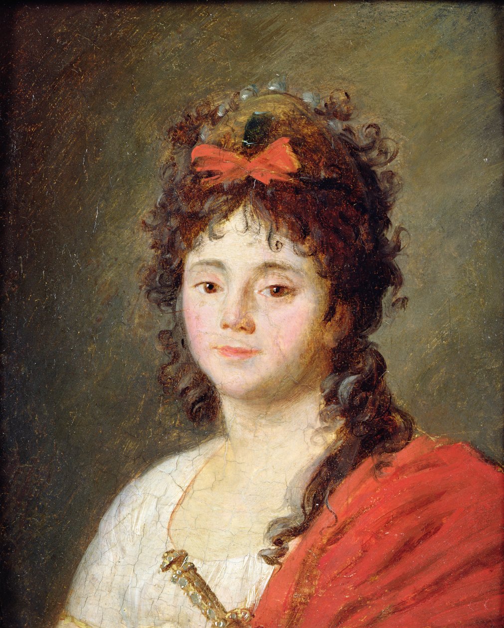 Portret Mademoiselle Maillard (1766-1818) jako Bogini Rozumu na Fete de l