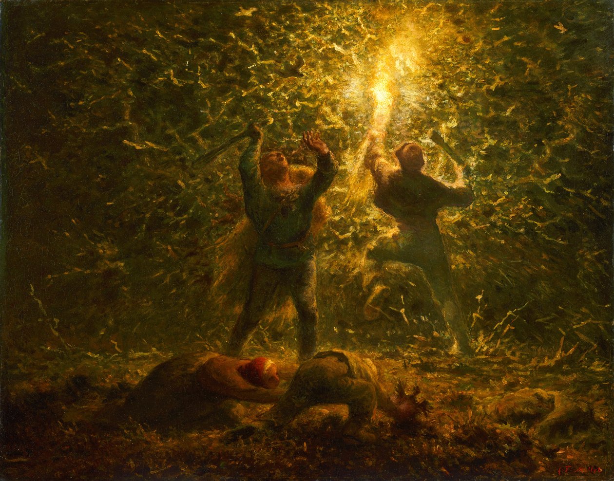 Ptaki-Gniazdy autorstwa Jean Francois Millet