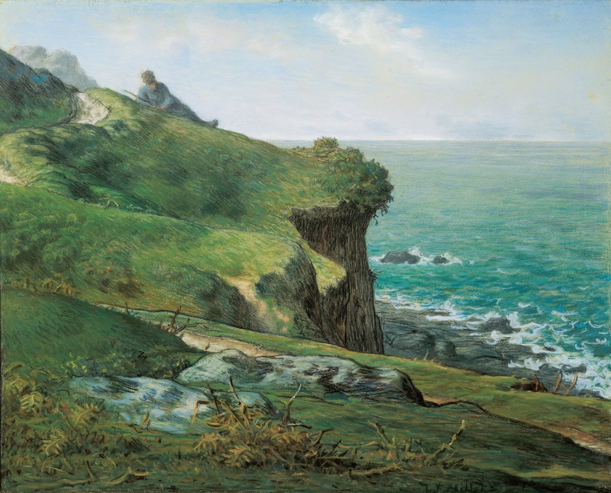 Klify Greville autorstwa Jean Francois Millet