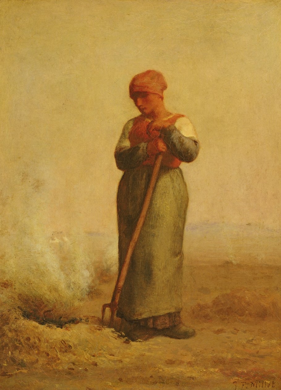 Palnik do ścierniska autorstwa Jean Francois Millet