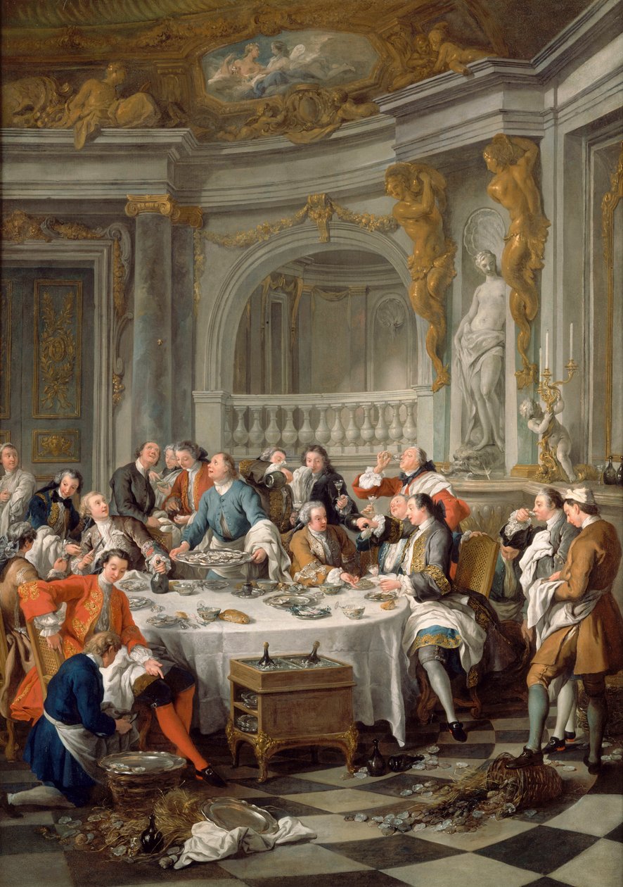 Obiad z ostryg? autorstwa Jean François de Troy