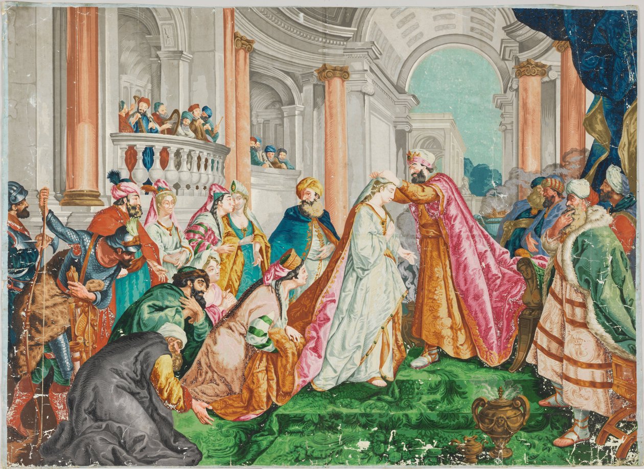 Koronacja Estery autorstwa Jean François de Troy