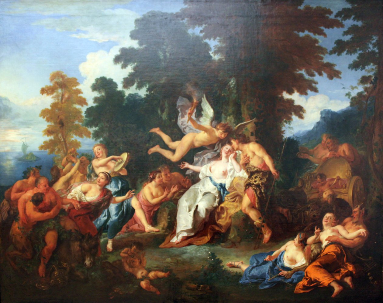 Bachus i Ariadna autorstwa Jean François de Troy