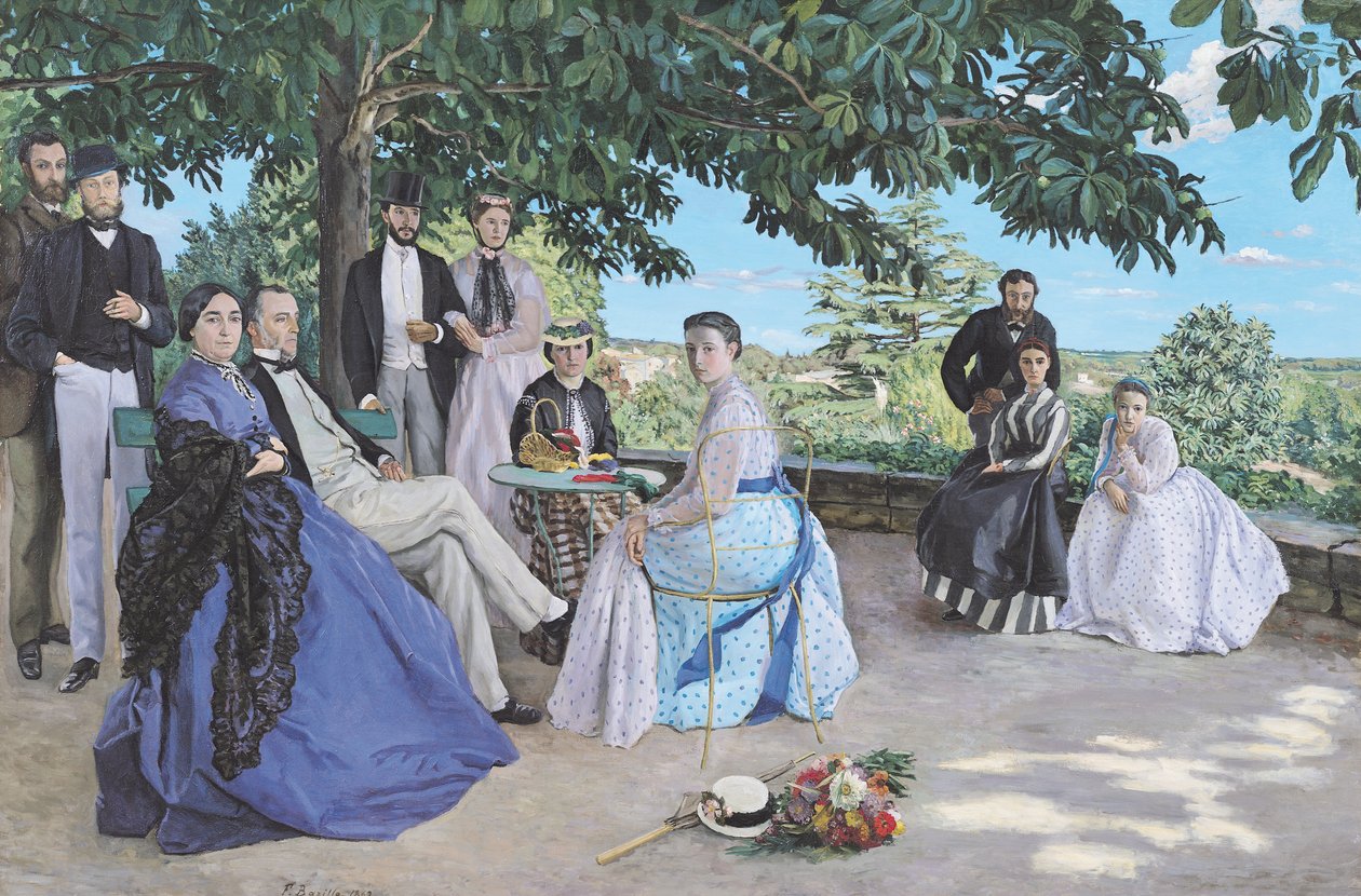 د کورنۍ بیا یوځای کیدل، 1867 پولی autorstwa Jean Frederic Bazille