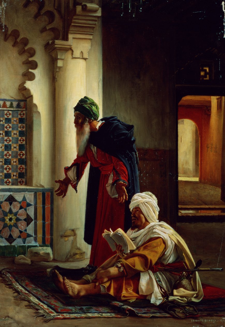 Arabowie na modlitwie autorstwa Jean Jules Antoine Lecomte du Nouy