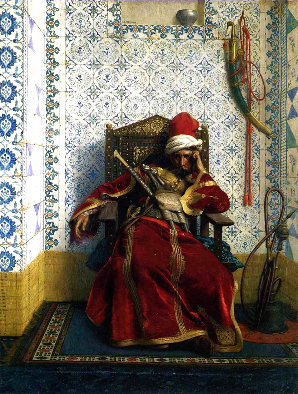 Markos Votsaris, 1874 autorstwa Jean Leon Gerome