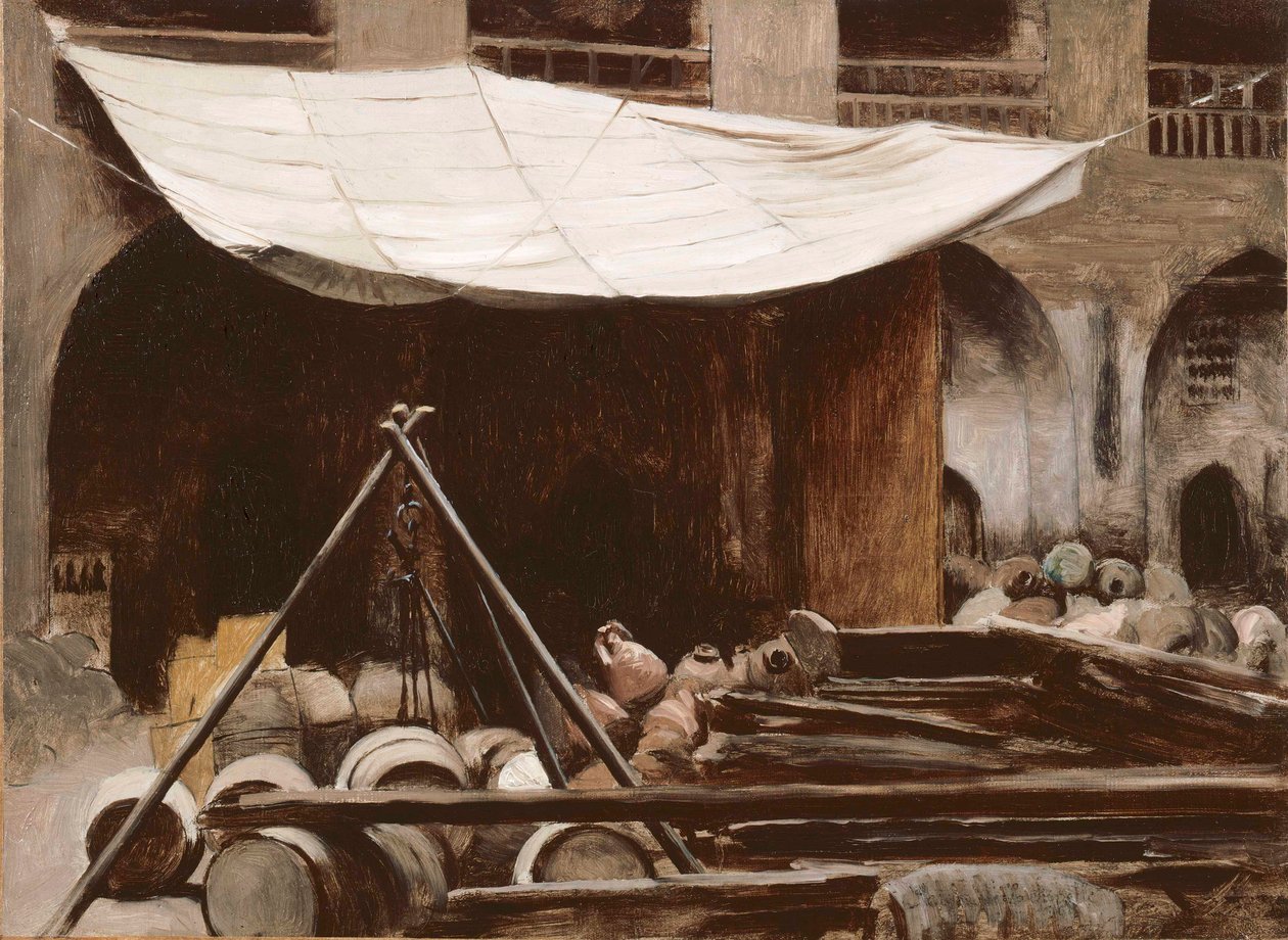 Suki w sercu Kairu, 1861-62 autorstwa Jean Leon Gerome