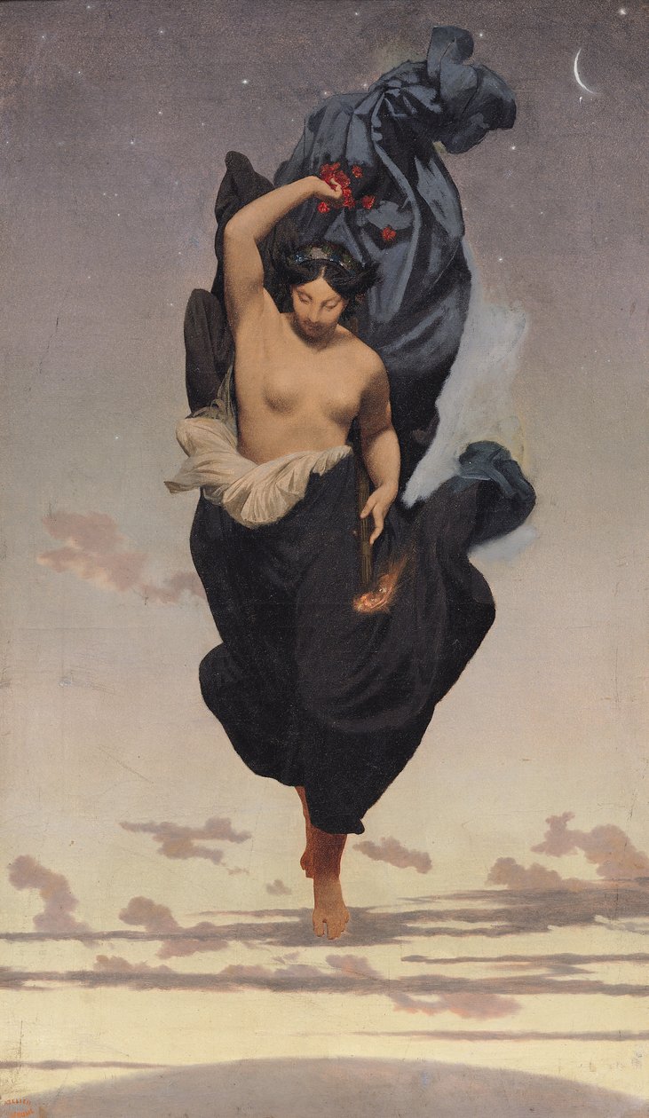 Noc, ok. 1850-55 autorstwa Jean Leon Gerome