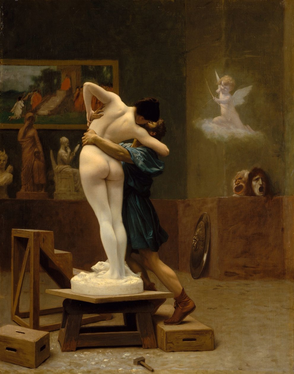 Pigmalion i Galatea autorstwa Jean Leon Gerome