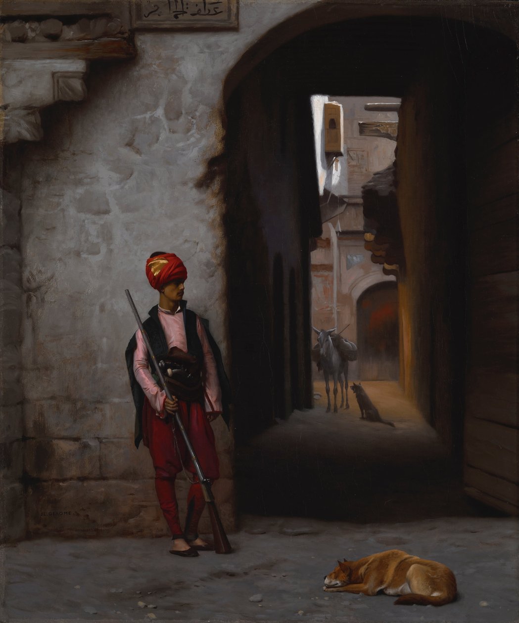 Strażnik autorstwa Jean Leon Gerome