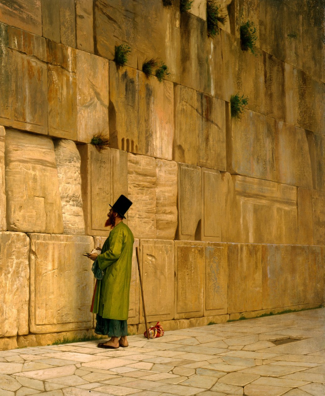 Ściana Płaczu autorstwa Jean Leon Gerome