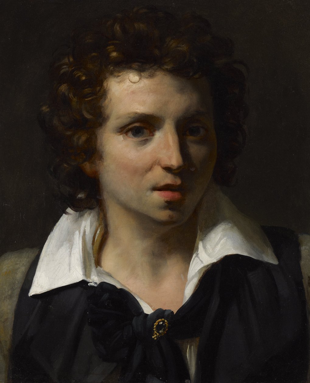 Portret młodego mężczyzny autorstwa Theodore Gericault