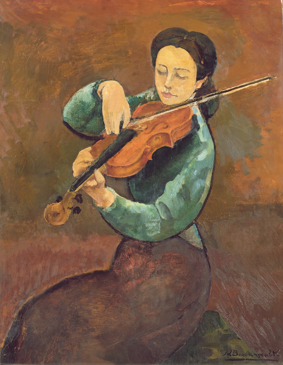 Skrzypek autorstwa Jean Louis Boussingault