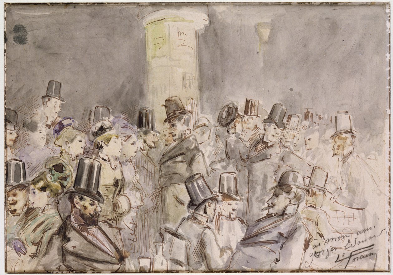 Bulwar Paryski, 1880 autorstwa Jean Louis Forain