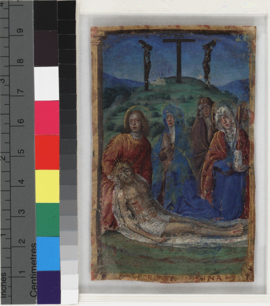 Opłakiwanie Chrystusa, c.1495 autorstwa Jean Poyer