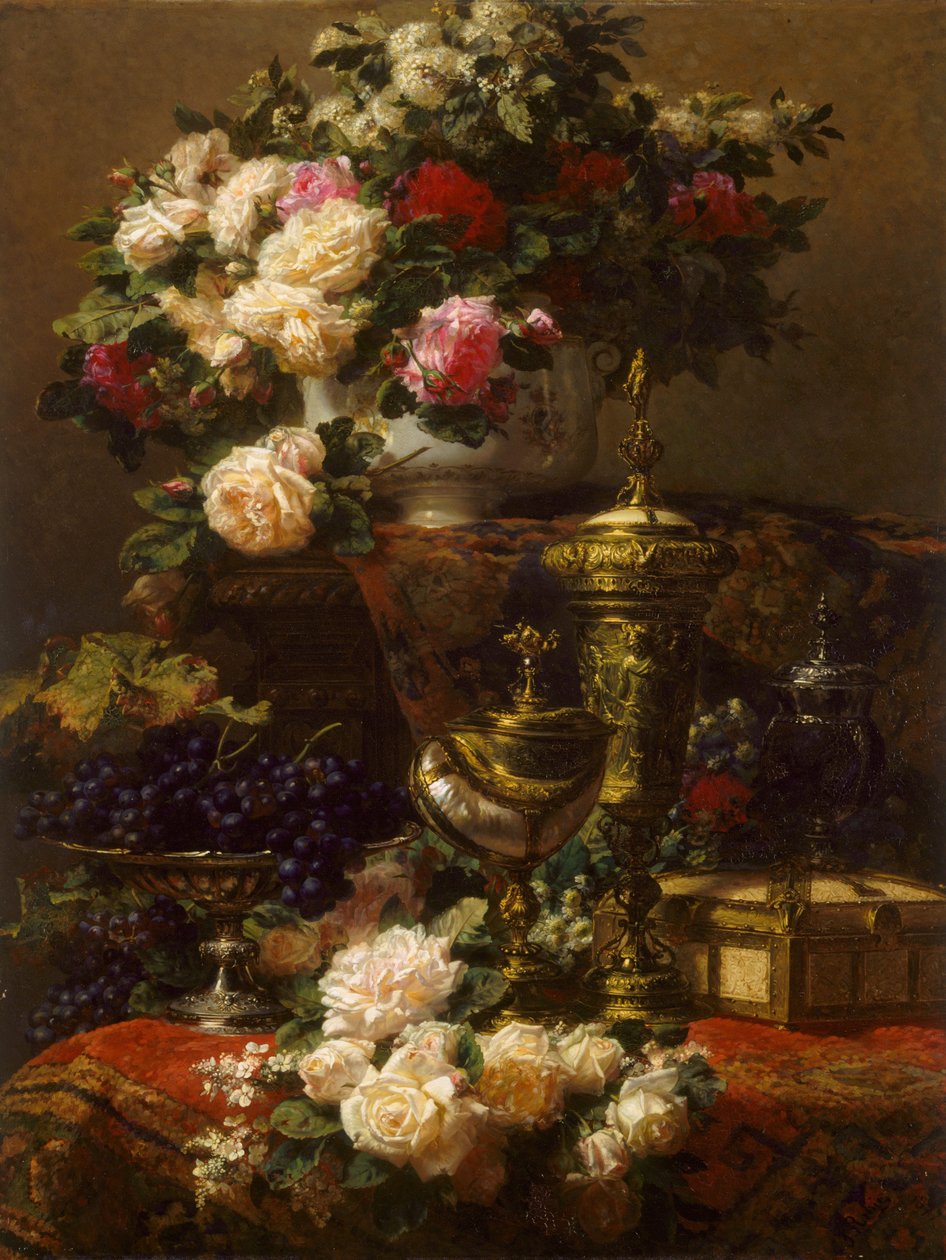 Kwiaty i owoce autorstwa Jean Baptiste Robie