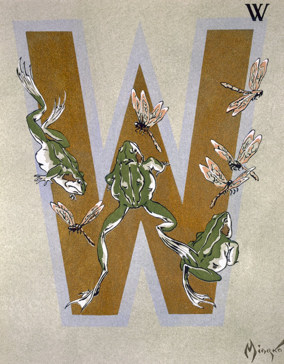 Wielka litera „W”, z „L