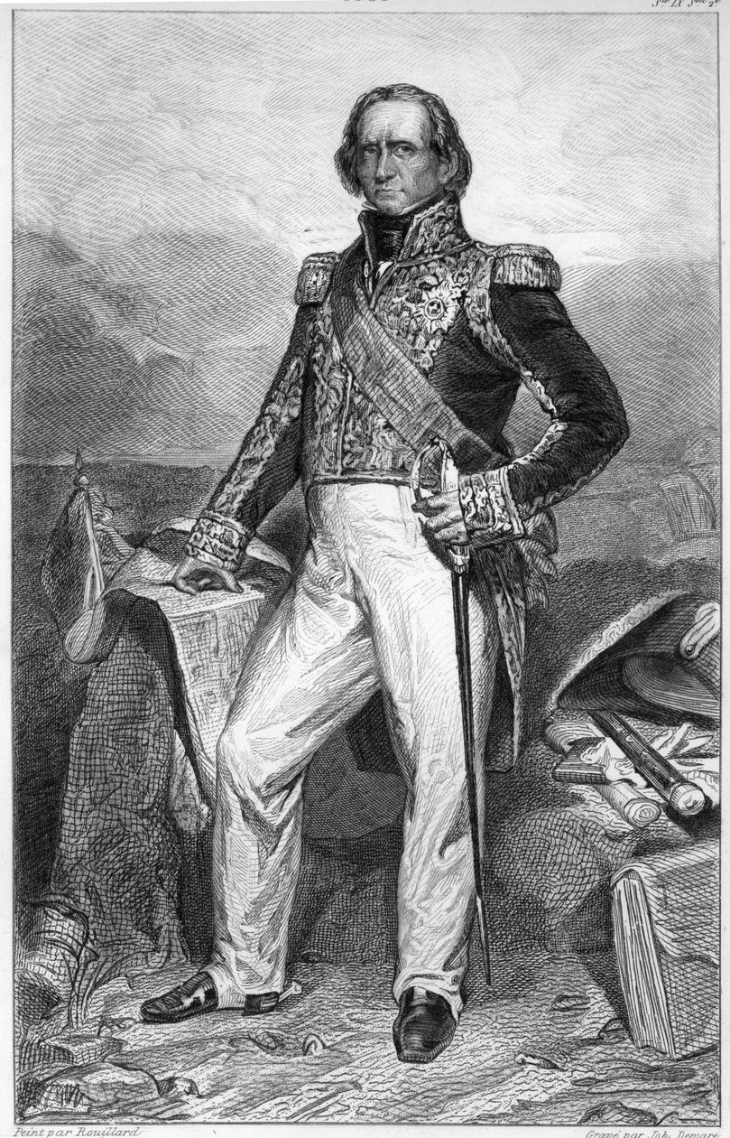 Portret Nicolasa Jean-de-Dieu Soulta (1769-1851) księcia de Dalmatie, marszałka Francji i premiera autorstwa Jean Sebastien Rouillard