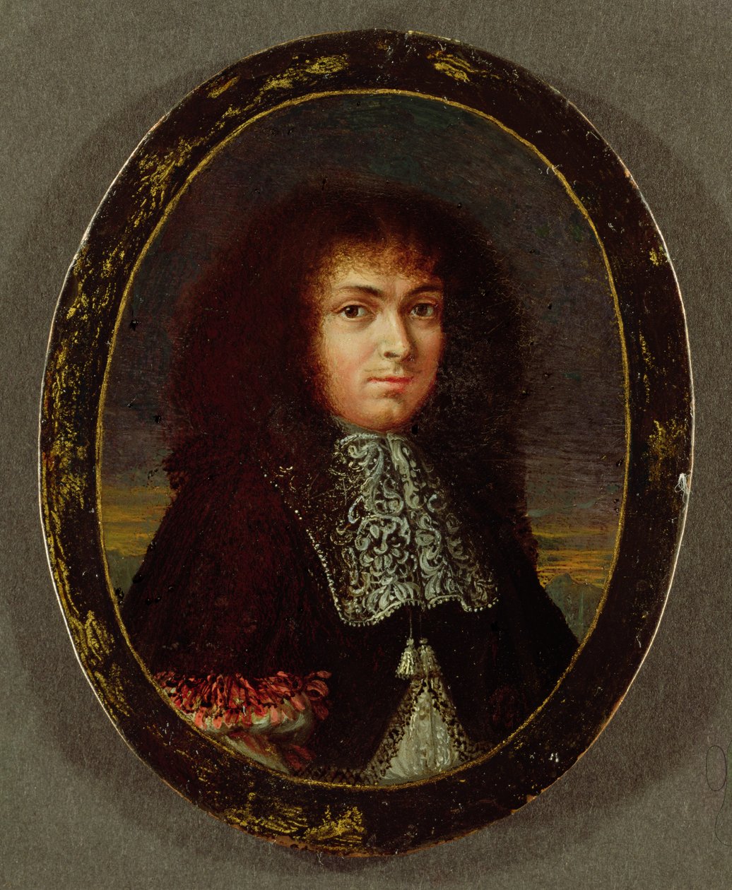 Portret Ludwika XIV (olej na miedzi) autorstwa Jean the Elder Petitot