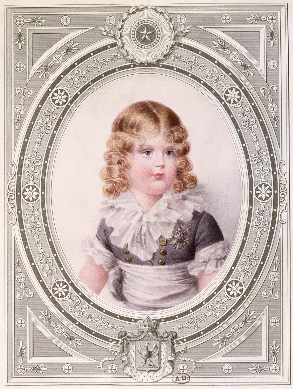 Portret króla Rzymu, Napoleona II (1811-32) c.1815 autorstwa Jean Baptiste Isabey