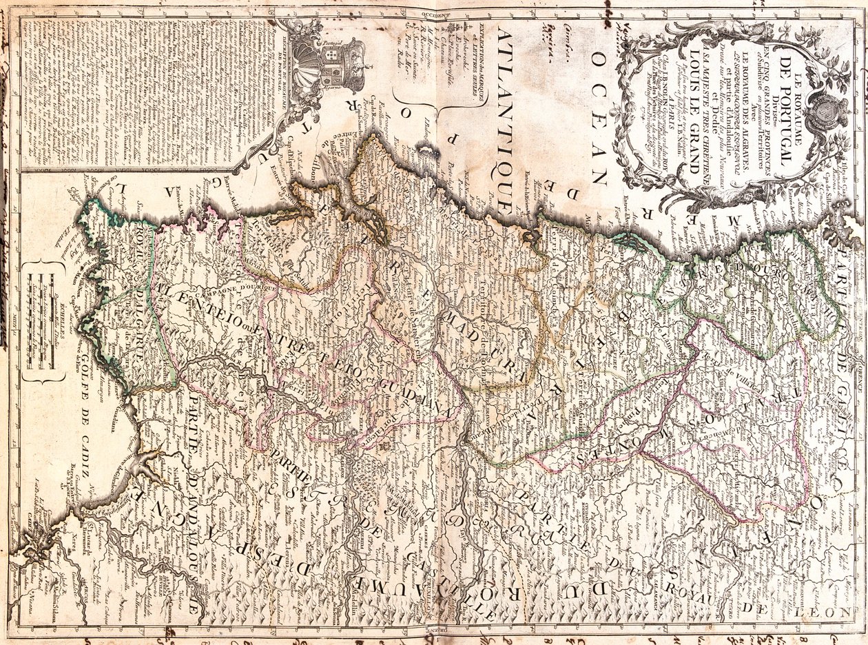 Portugalia autorstwa Jean Baptiste Nolin