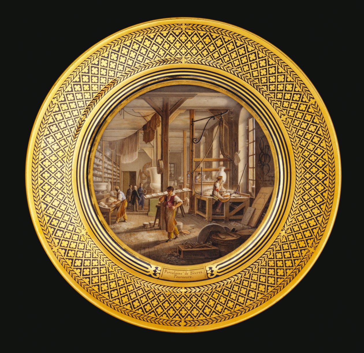 Porcelana Sevres, ok.1820-1835 (porcelana) autorstwa Jean Charles Develly