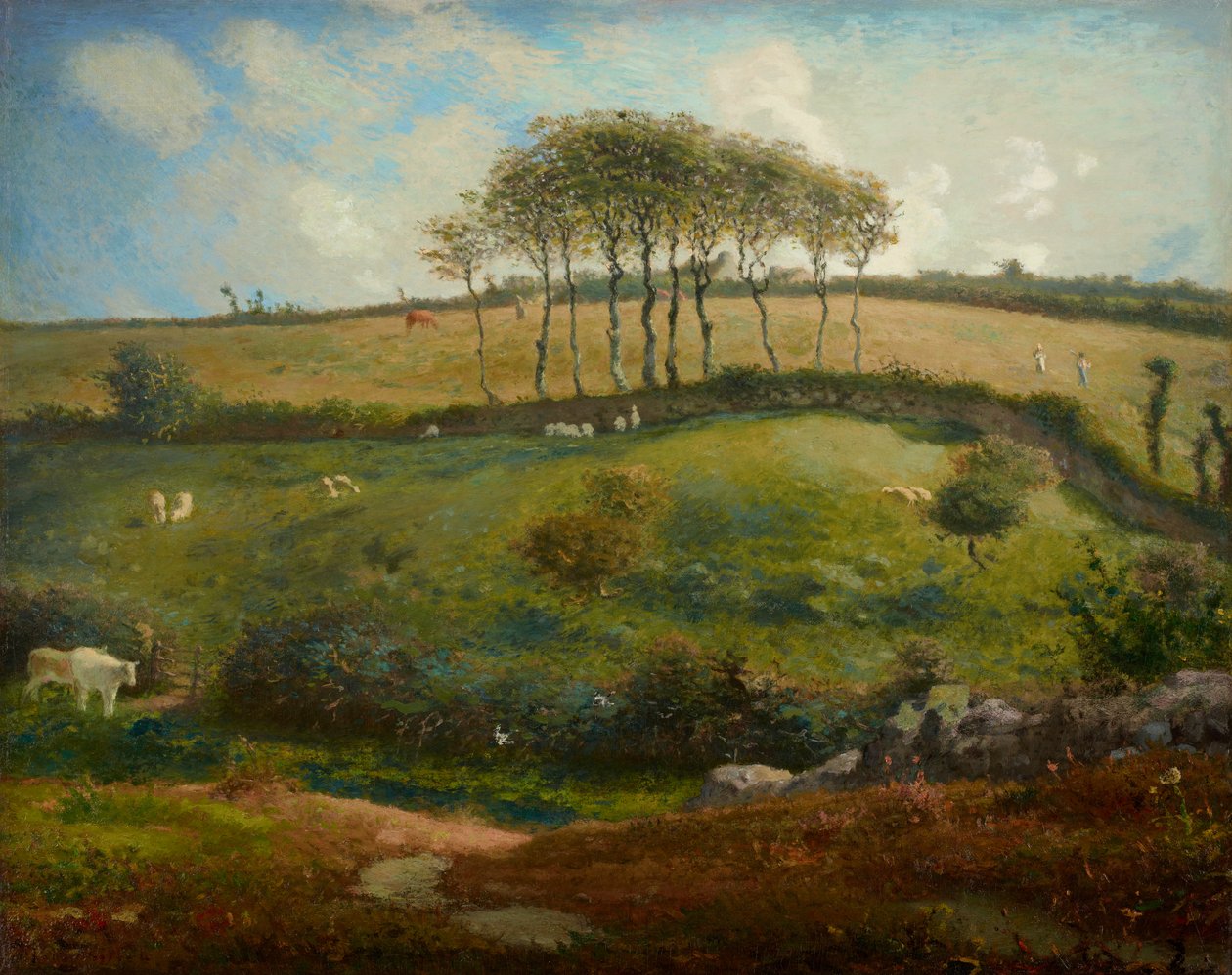 Pastwisko niedaleko Cherbourga (Normandia) autorstwa Jean Francois Millet