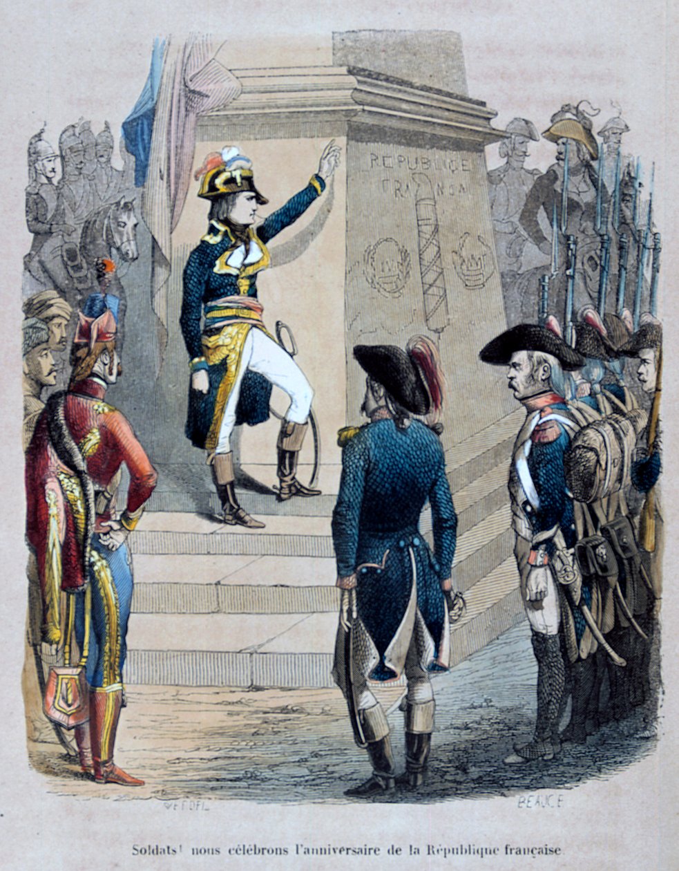 Napoleon w Egipcie, 1847. autorstwa Jean Adolphe Beauce
