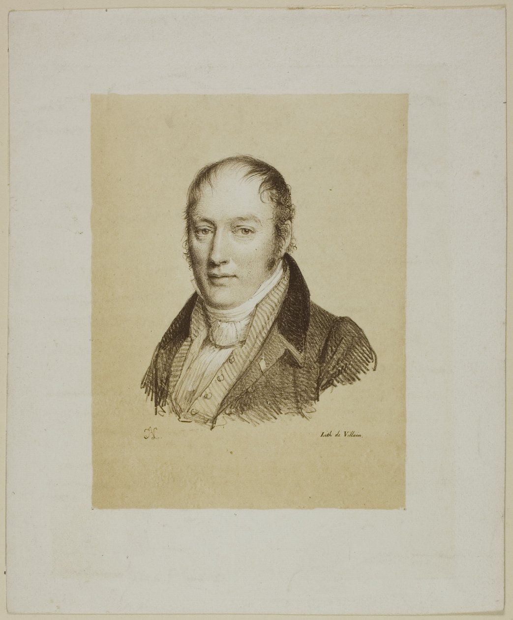 Portret mężczyzny autorstwa Jean Antoine Laurent