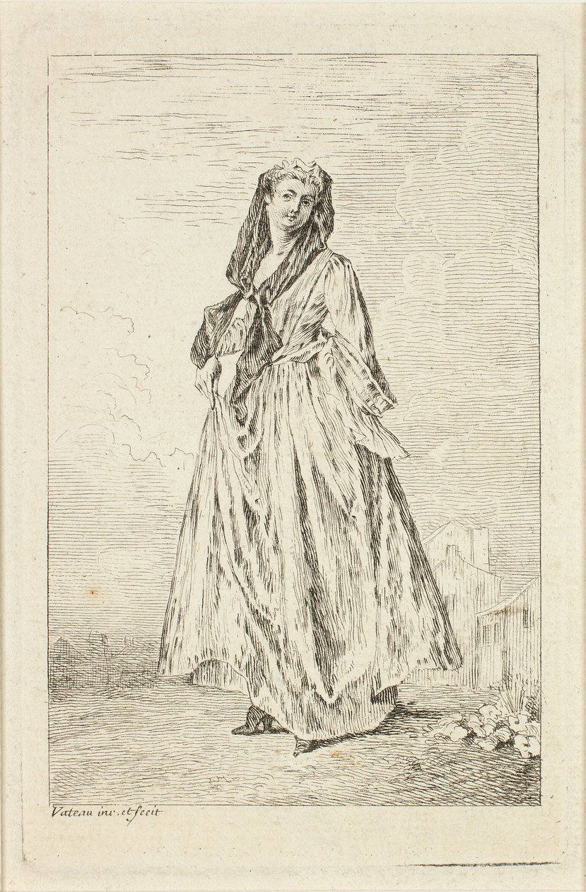 Dane trybu autorstwa Jean Antoine Watteau
