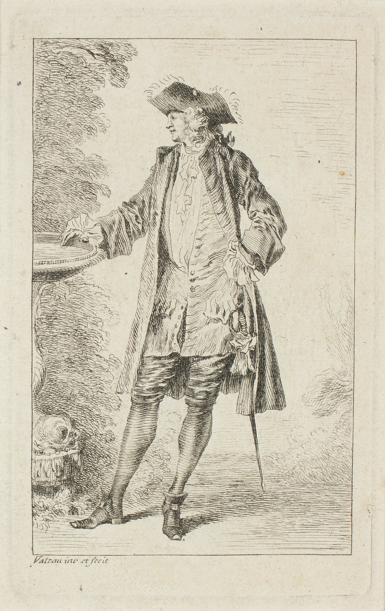 Dane trybu autorstwa Jean Antoine Watteau