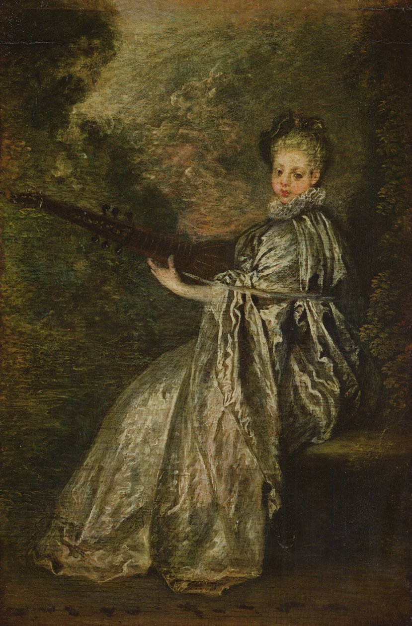 La Finette (para 15958) autorstwa Jean Antoine Watteau