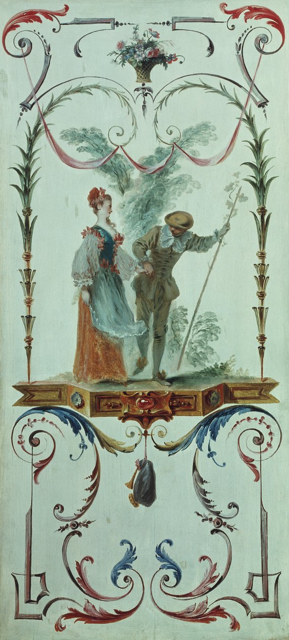 Czarodziejka, 1707-08 autorstwa Jean Antoine Watteau