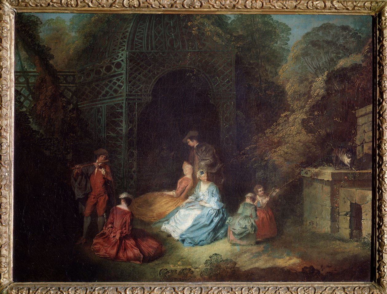 Flecista (Malarstwo autorstwa Jean Antoine Watteau
